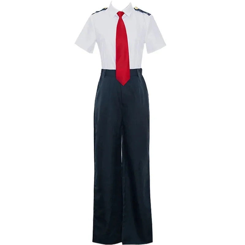 Disfraz de My Hero Academia, uniforme Midoriya Izuku Bakugou Katsuki Ochaco Uraraka, conjunto de uniforme escolar, disfraz de Anime
