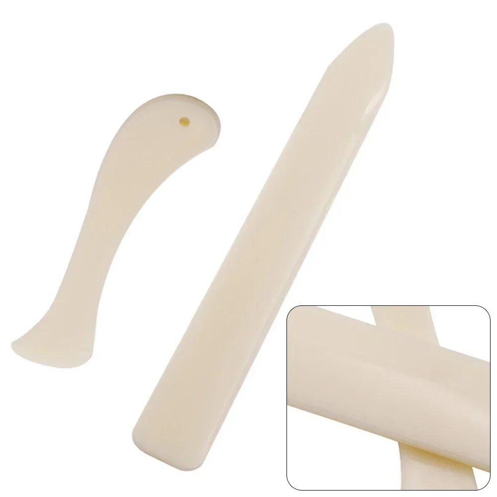 2pcs/set Bone Folder Craft Tools For Scoring Folding Creasing Paper Edge Bookbinding Stain Removing Scraper