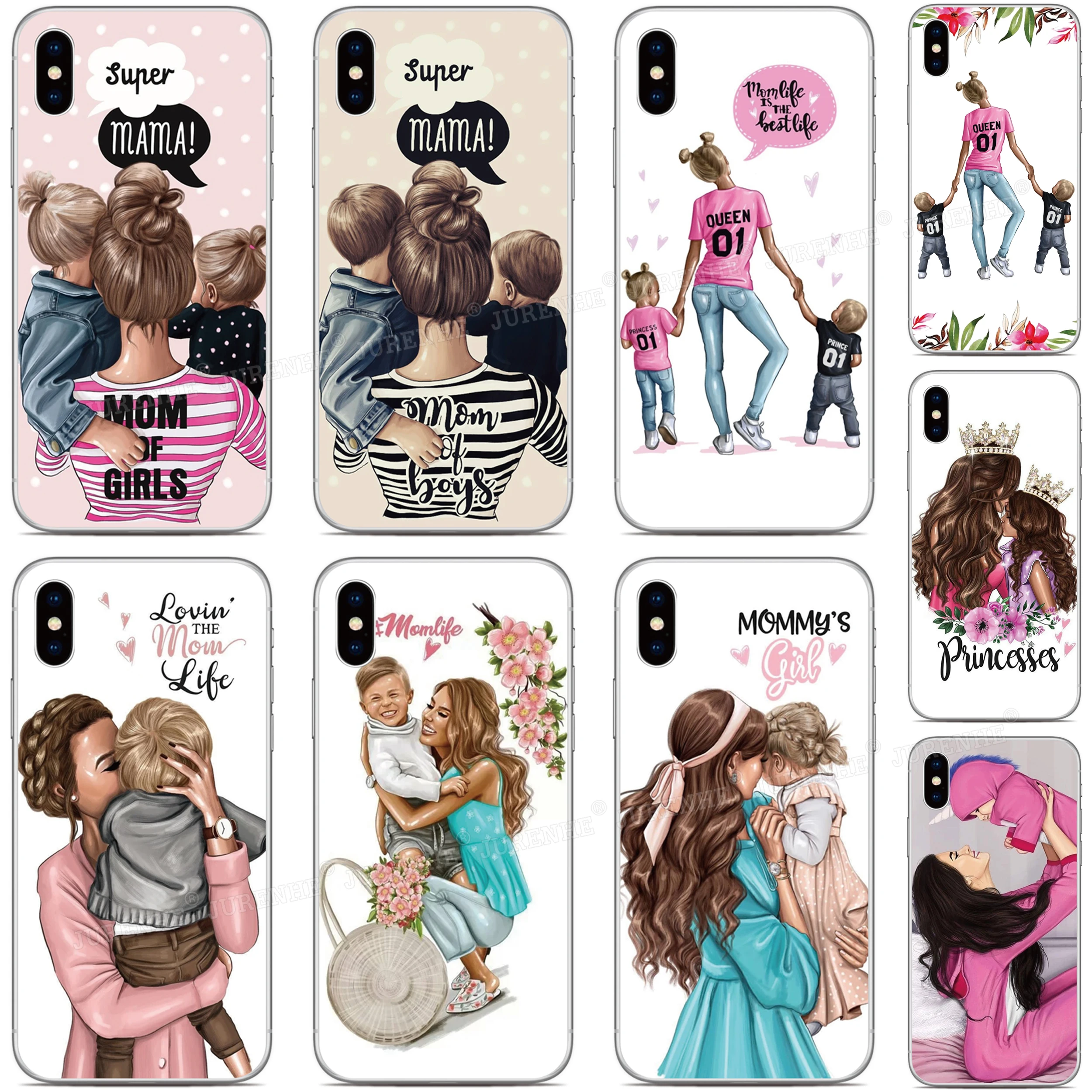 Mom Girl Boy Cover For TCL 505 502 501 50 XE 10 20 Pro 30 SE 40 XL LE 4G Nxtpaper 5G K11 403 306 305 405 406s 408 Phone Case