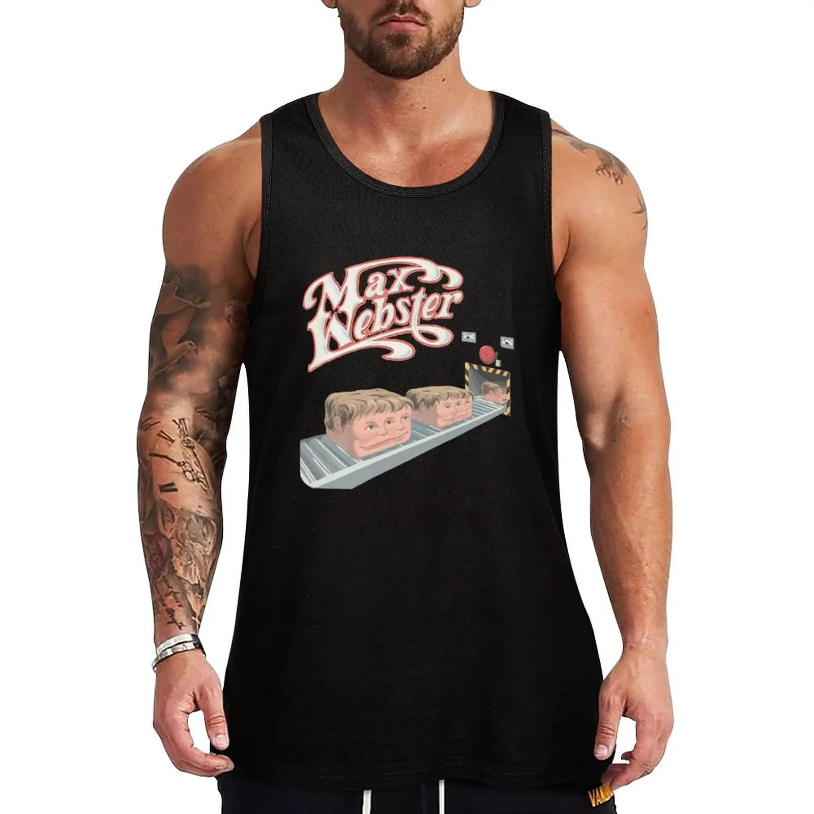 Майка Max Webster Мужская, Топ среди кошек, аксессуары для спортзала