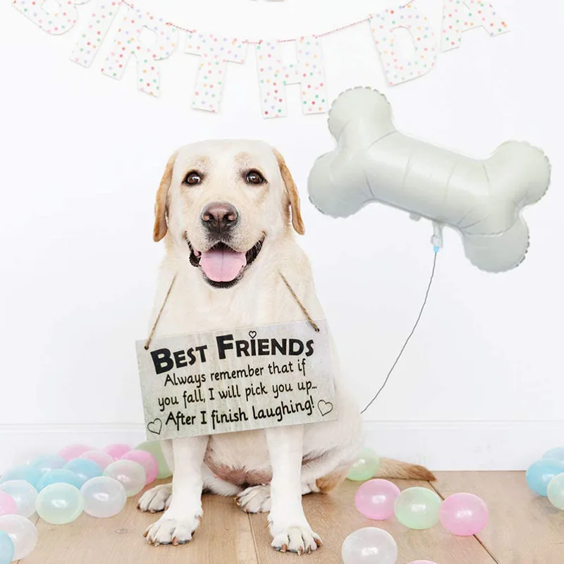 1pcs Aluminum Foil Balloons Bone Shaped Cute Dog Birthday Party Decorations For Bachelor Party Kids Gifts Baby Shower Balls