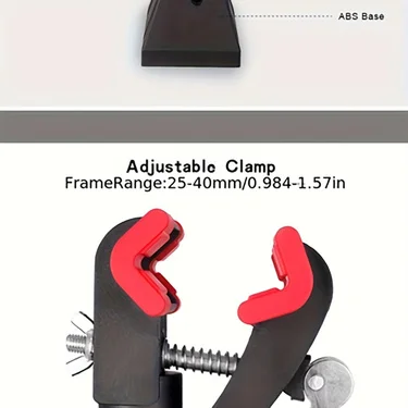 Fahrrad Wand Montiert Fahrrad Rack Park Rack Wand Montiert Mountainbike Rack Aluminium Legierung Clip Crash Pad Geladen 20 KG Halterung – Detail 5