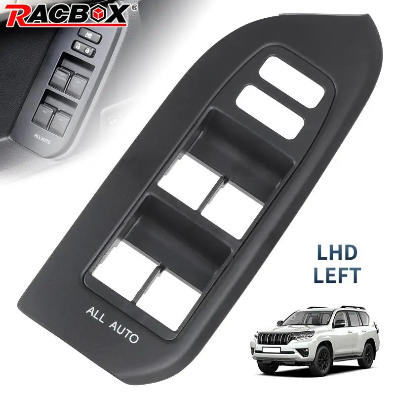 Front Left Power Window Switch Panel Cover Bezel For Toyota Land Cruiser Prado LC150 2010-2020 LHD 84040-33100 74232-60600-co