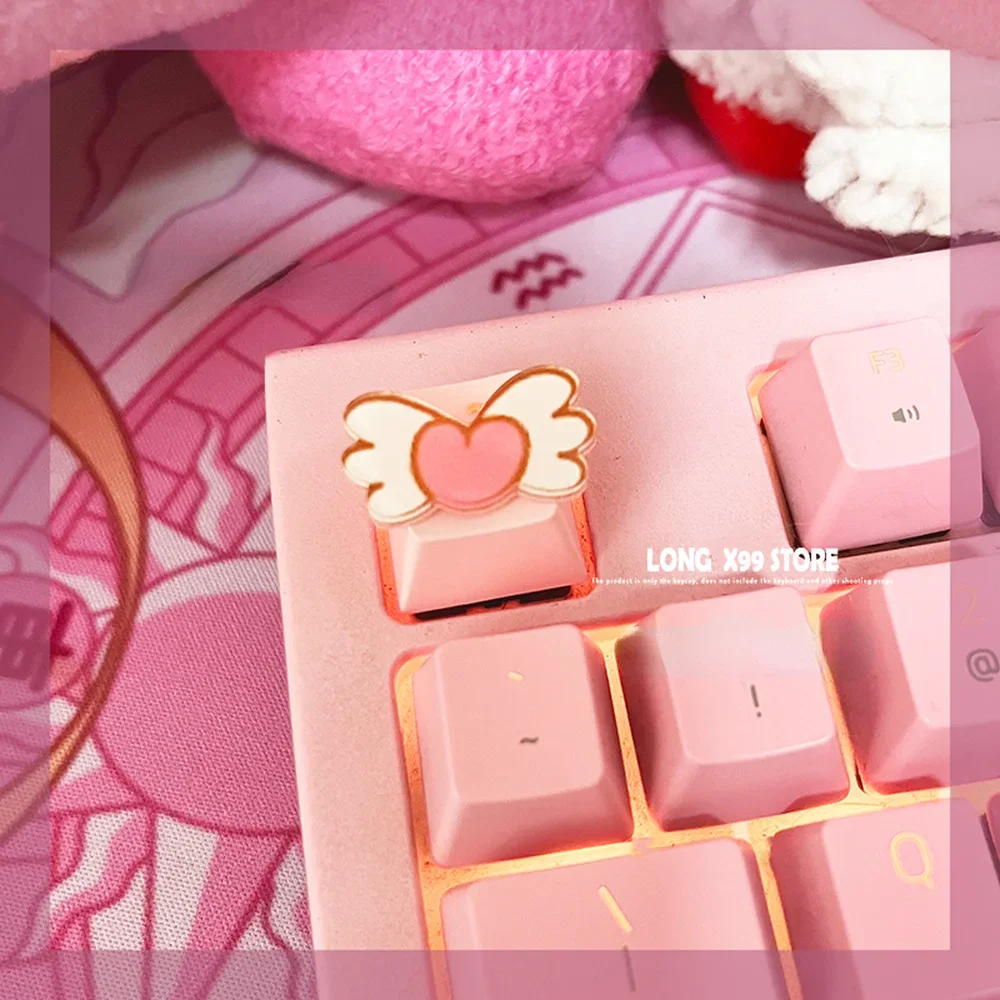 Individual ität pbt niedliche Katze kawaii Tasten kappe rosa Anime Cartoon benutzer definierte DIY Schlüssel kappe Kirsche mx Schalter mechanische Gaming-Tastatur kappen