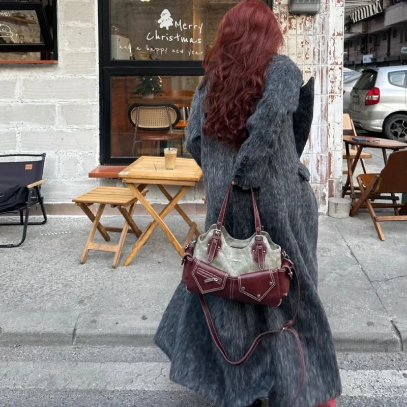 

Retro Crossbody Bag for Women Shoulder Bags Denim Armpit Bag Purse and Handbags Fashionable Trendy Designer Bag Сумка Женская