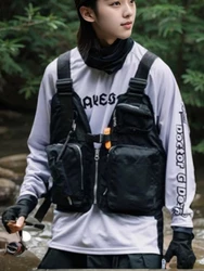 Light Machine Multi Mouth Vest Bag, Adjustable Dual-Purpose Tactical Vest, Men'S  Women'S Multi-Functional Fishing