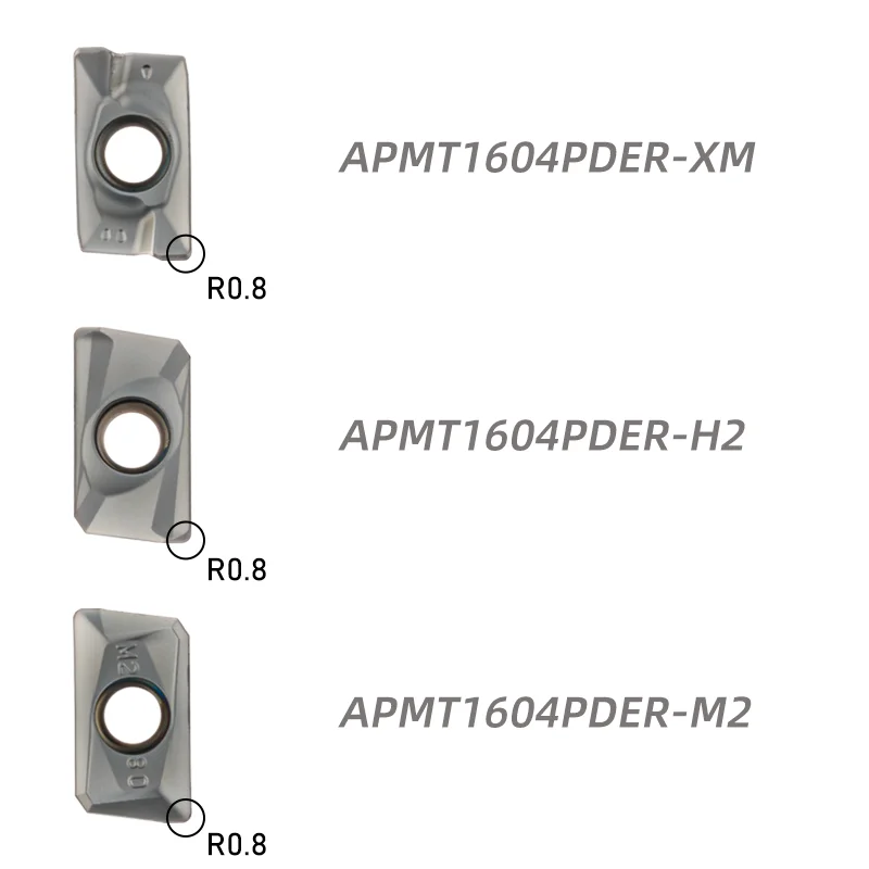 DESKAR Original 10pcs APKT 1003 APMT1135 APMT1604 LF6018 Carbide insert For BAP 300R 400R CNC Cutting Milling CUTTER Tools