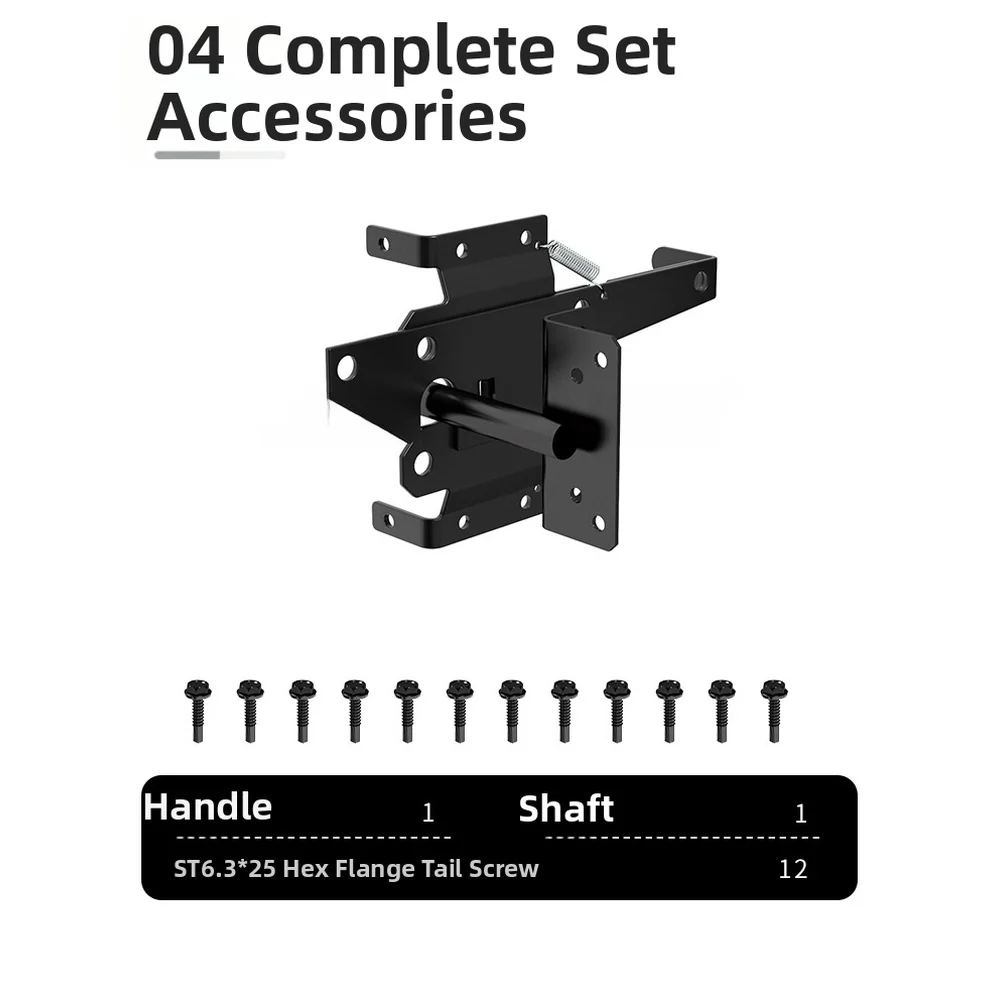 Stainless Steel 304 Heavy Duty Hinge for Garden Fence Gate PVC Barrier Door Outdoor Use Resistant Industrial Grade