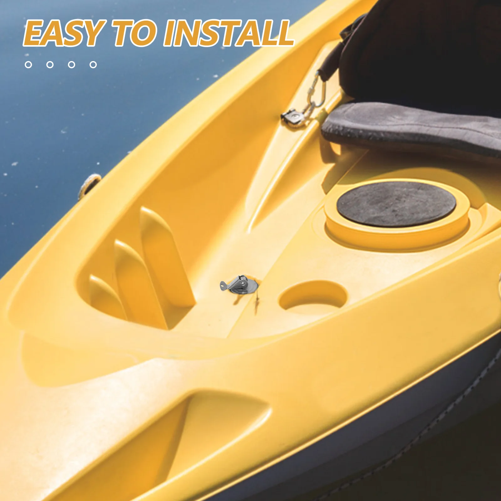 

Marine Drainage Plug Boat Hull Waterproof Corrosion Resistant Non-Return Valve Durable Replacement Marine Equipment