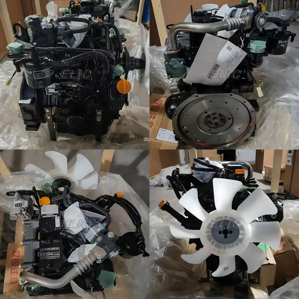 

ELIC for 3TNV76 3TNV88 3TNV70 Engine Assembly for Yanmar Excavator Replacement 3 Cylinder Machinery Engine Heavy