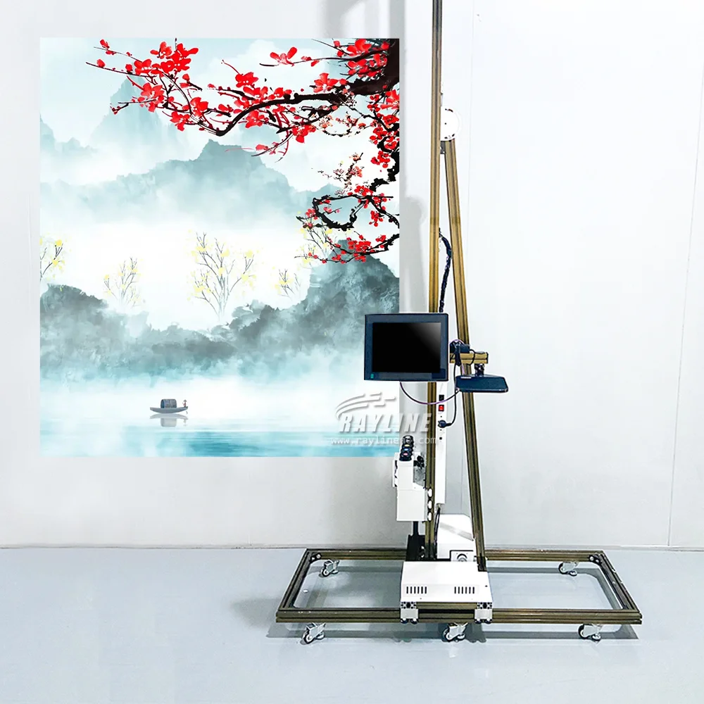 

Newest Portable Printer Logo Inkjet Printer Printing Machine for Wall Mural Wall Mural Portable Wheeled Wall Printing Machine