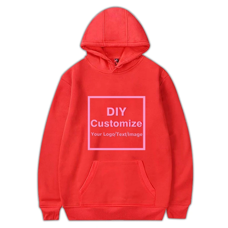 DIY CUSTOM Birthday/Couple Hoodies DIY CUSTOM Text Logo Image Print Sweatshirt Men/Women Casual Corporate clothes Dropshipping