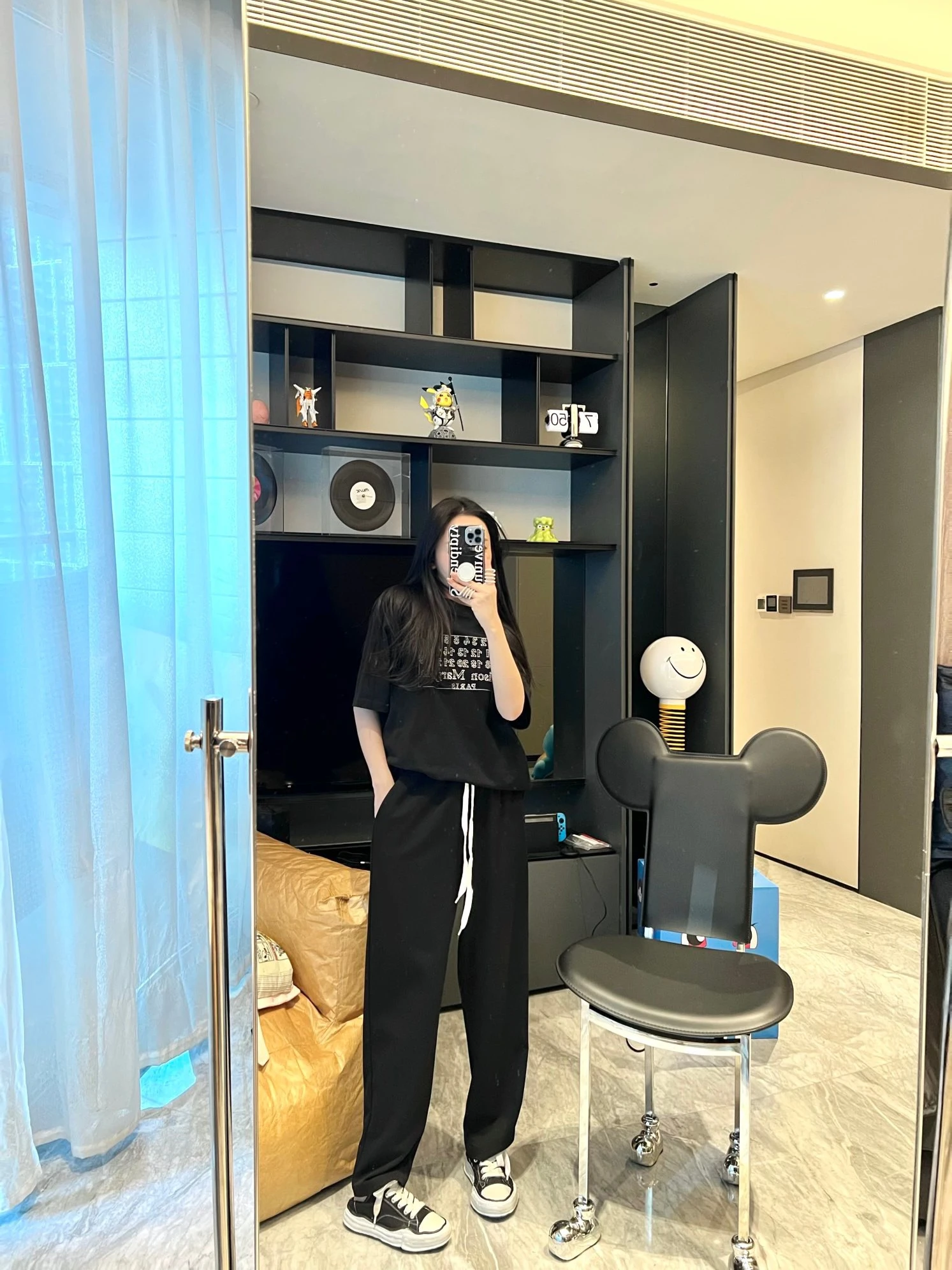 

High Waist Comfortable Long Straight Leg Casual Pants Elastic Drawstring Versatile Autumn Winter New Style Women's Cotton Har...