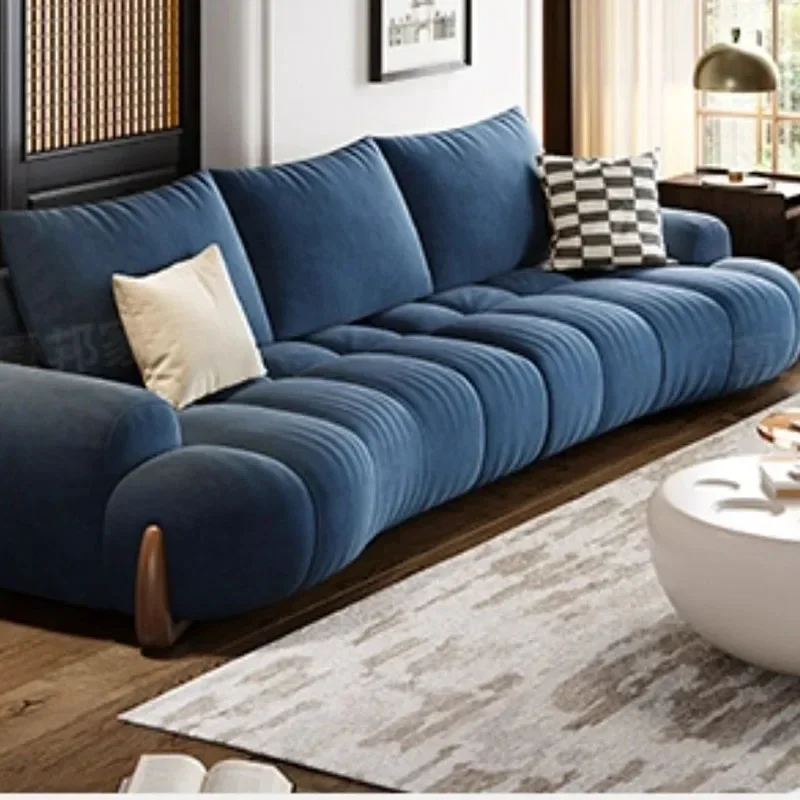 Large Lounge Sofa Cheap Cushion Simple Curved Human Dog Bed Sofa Puffs Chaise Couches Sofa Europeu De Luxo Living Room Furniture