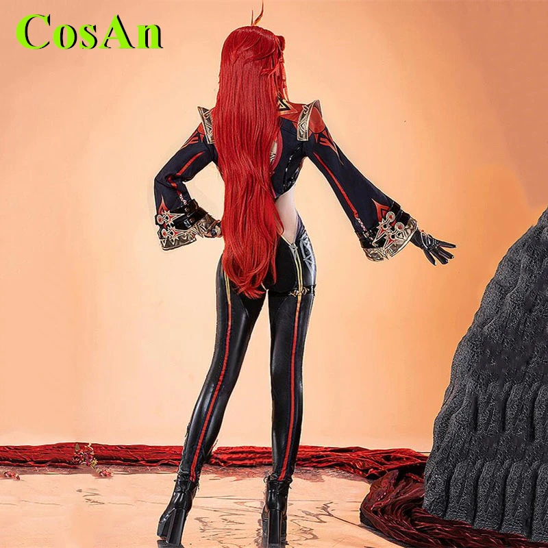 CosAn Genshin Impact Mavuika Pyro Archon Cosplay Costume Game NiuSkin Role Play Clothing Girl Adult Female