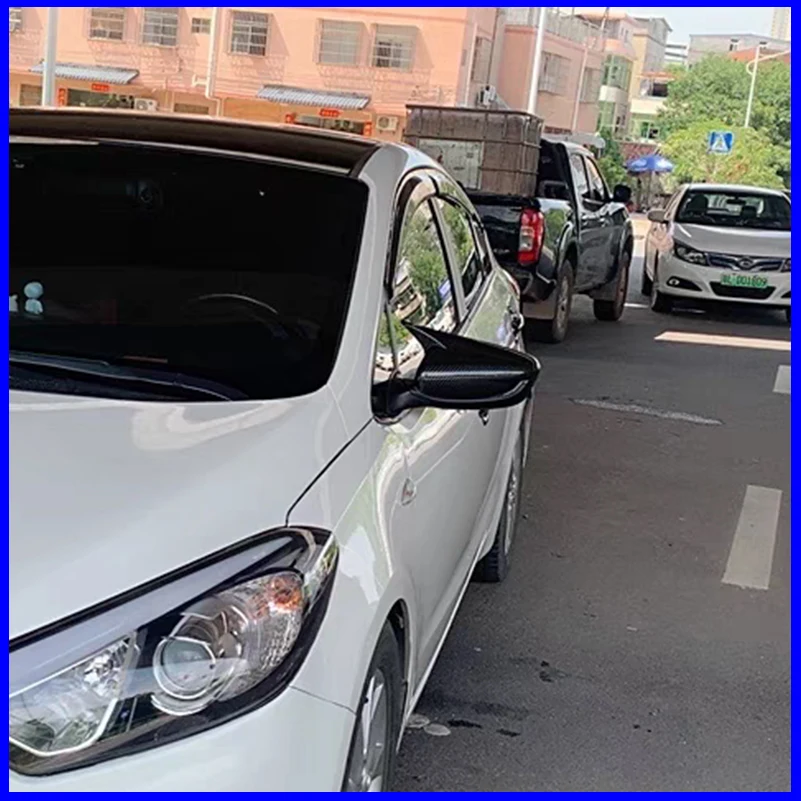 

Car Styling For KIA Seed 2013-2017 Rearview Mirror Cover Trim With Horn Caps Decorative Frame Auto Parts Accessories