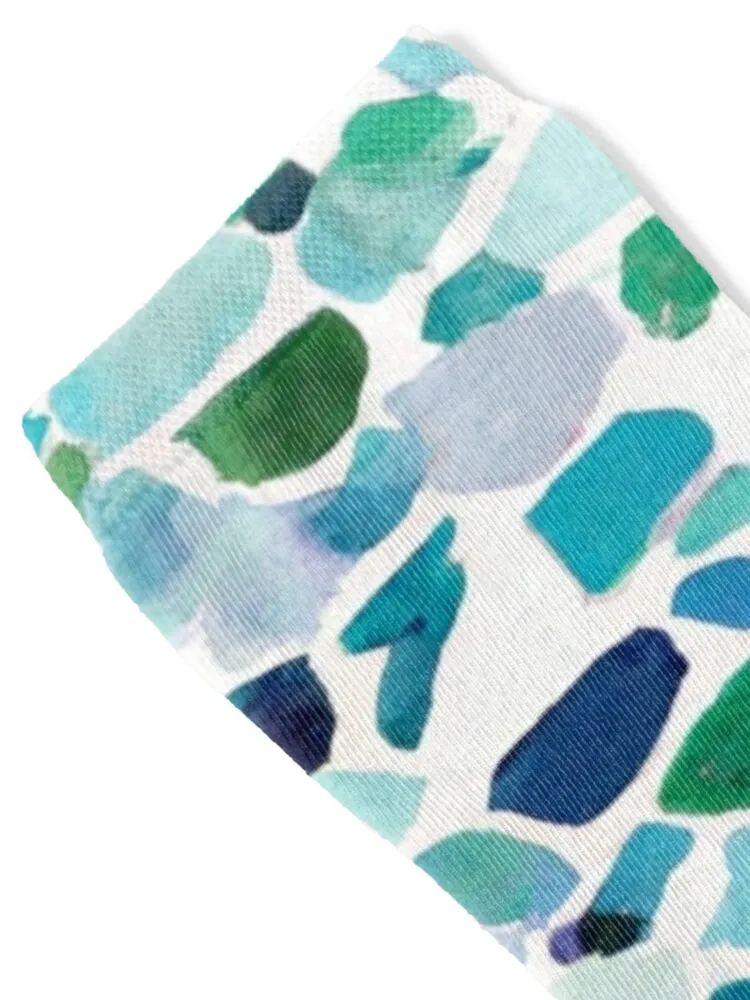 Sea Glass Print Socks