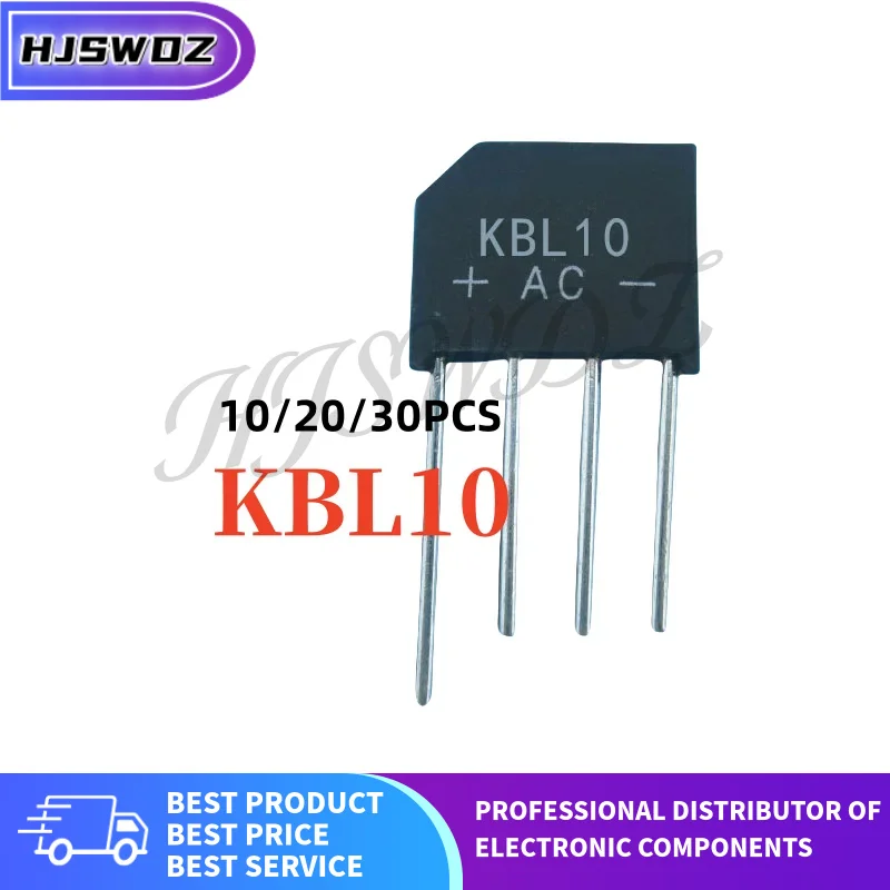 5-20PCS KBL10 KBL 10 KB L10 Rectifier bridge stack Bridge Rectifier Brand New
