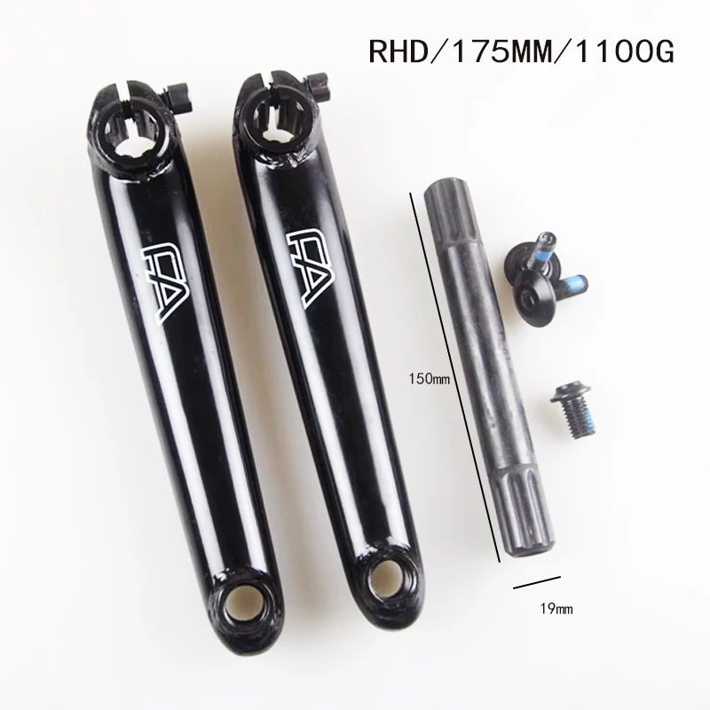 FA SINE 175 MM Cro-stal 8 gwint 19 osi korba rowerowa Bmx Flatland