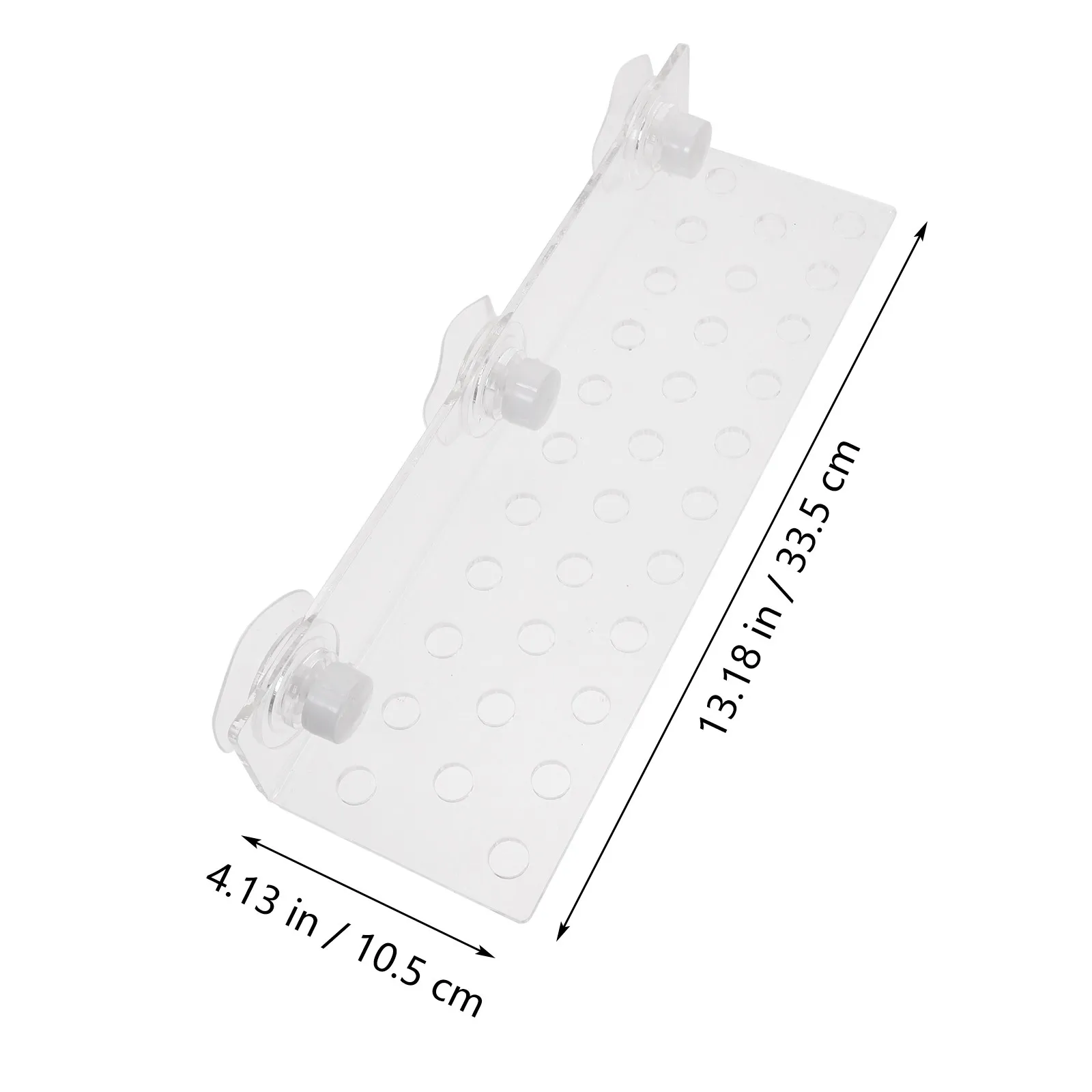 32-Hole Acrylic Coral Holder for Aquarium Fish Tank Toxic-Free Safe Reef Coral Mounting Bracket Support Stand White