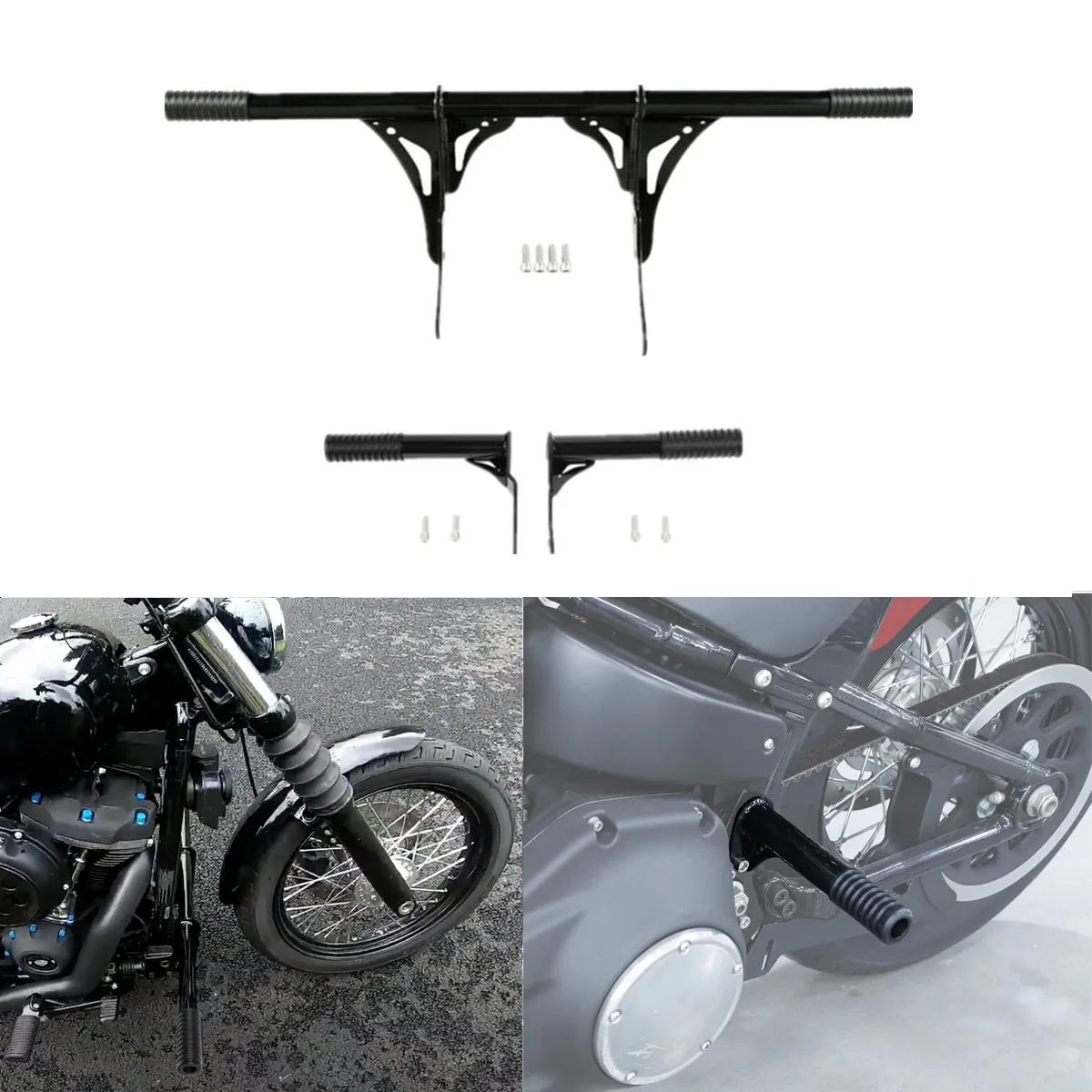 Crash Bar Protector For Harley Low Rider Street Bob 2018-2022 2019 Front Rear Motorcycle