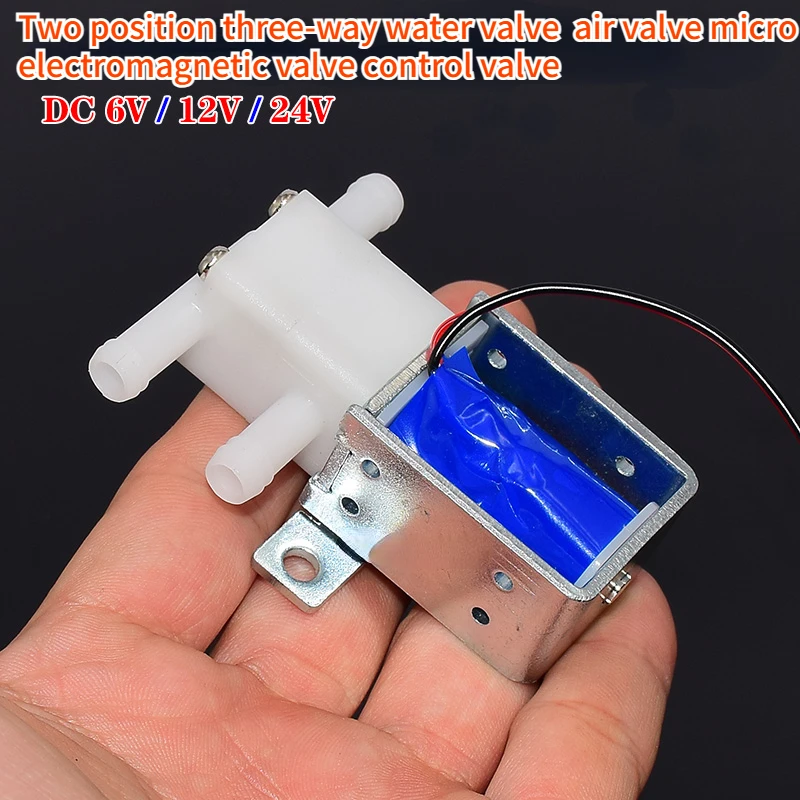 DC 6V 12V 24V dwupunktowy trójstronny zawór wody mikro zawór elektromagnetyczny woda kontrola poziomu woda zawór gazowy ekspres do kawy