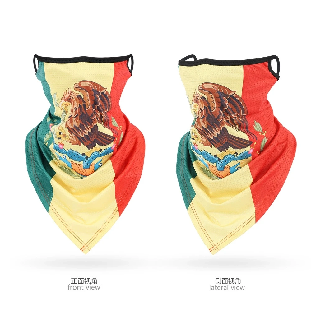 قناع الوجه العلم الوطني للأزياء، أقنعة الأذن بالاكلافا، لتدفئة الرقبة لراكبي الدراجات النارية، أغطية الرأس لركوب الدراجات، حماية وجه الرقبة،