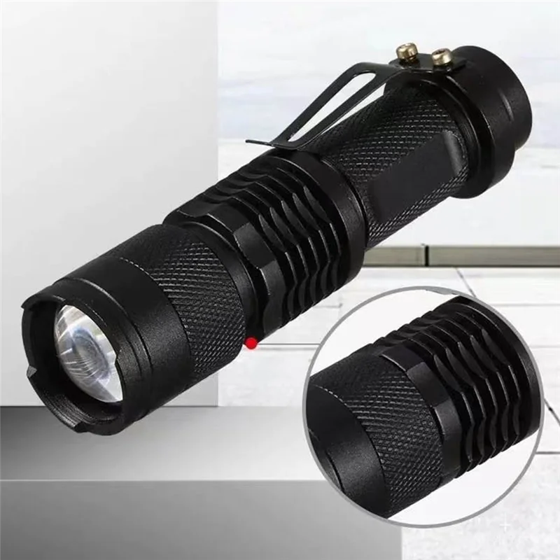 UV LED Flashlight 365Nm Aluminum Alloy Portable UV Flashlight Zoom Inspection Light Pet Stain Detection Light