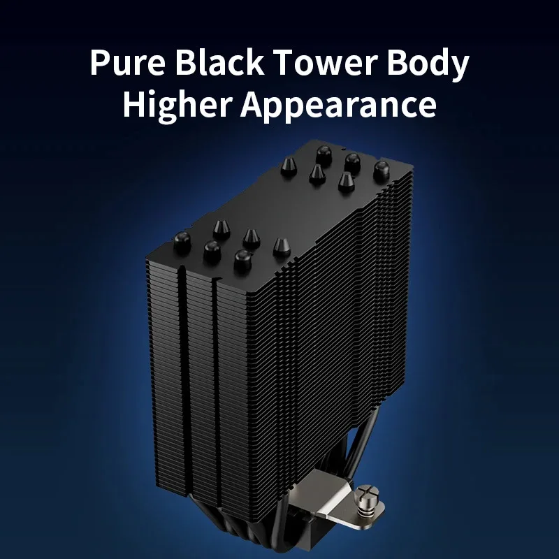 Power Train X-Gamerx MK2 ARGB CPU-Kühler 6 Heatpipes mit Temperaturanzeige Luftgekühlter Kühler für LGA1700 115X AM4 AM5