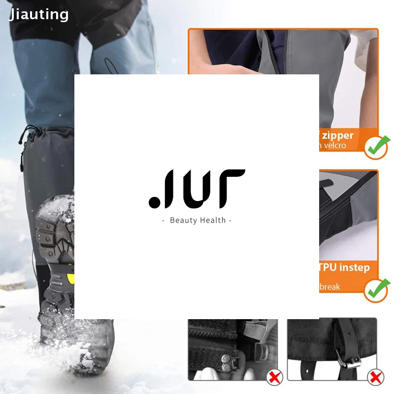 

1 Pair Legging Gaiter Travel Outdoor Leg Warmers Hiking Skiing Waterproof Winter Shoe Cover Boot Tourist Foot Protection Guard