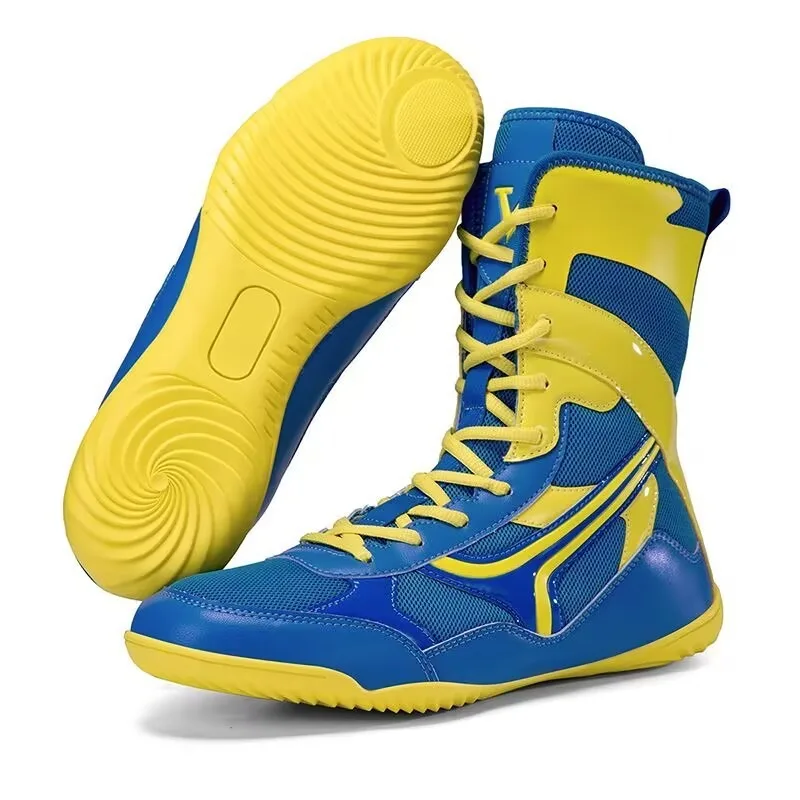 

Designer Brand Wrestling Shoes For Men Comfortable Boxing Shoes Anti-Slippery Gym Training Shoe Top Quality Fighting Shoe Mans