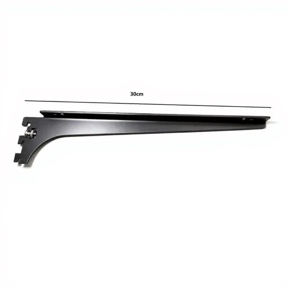 Wall Shelf Support Bracket for Vertical Space Management in Garages Closets Retail Stores and Home Storage Applications