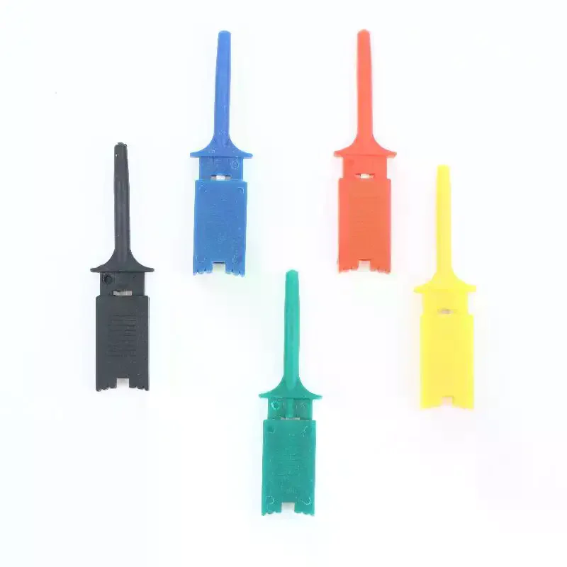 10Pcs SMD IC Test Hook Clip Grabbers PCB Probe For Electronic Component Inspection Repair Tool Set