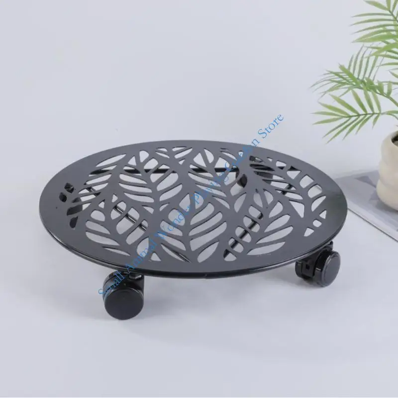 Flower Pot Tray Plant Stand Pallet Heavy Duty Flower Pot Planter Mover For Balcony Garden Heavy Duty Plant Bracket