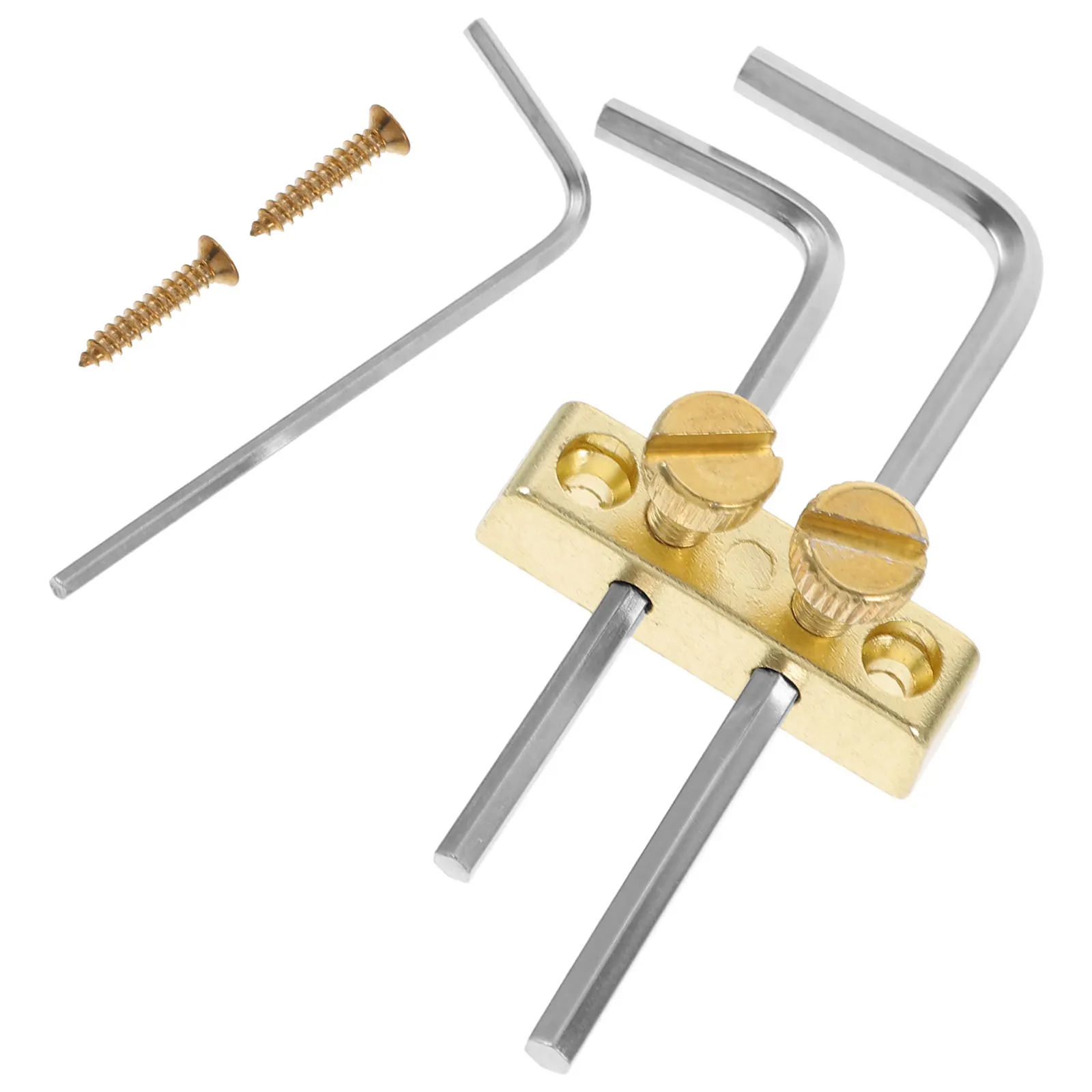 

Small Wrench Fixture Golden Guitar Holder Repair Kit Accessories Metal Electric Adjustment Double Locking Mechanism Stable