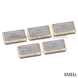 10pcs/lot 5032 SMD Passive Crystal Oscillator 8MHz 8 MHz 8M Hz 8MH z ± 10PPM 20pF Quartz Resonator Crystal 4Pin YSX531SL