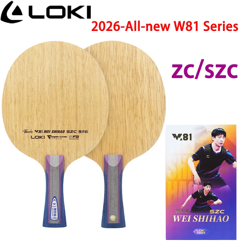 

Профессиональная ракетка для настольного тенниса LOKI WEI SHIHAO, карбоновое основание SZC ZC 5 Wood 2 Carbon, пинг-понг паддл OFF+