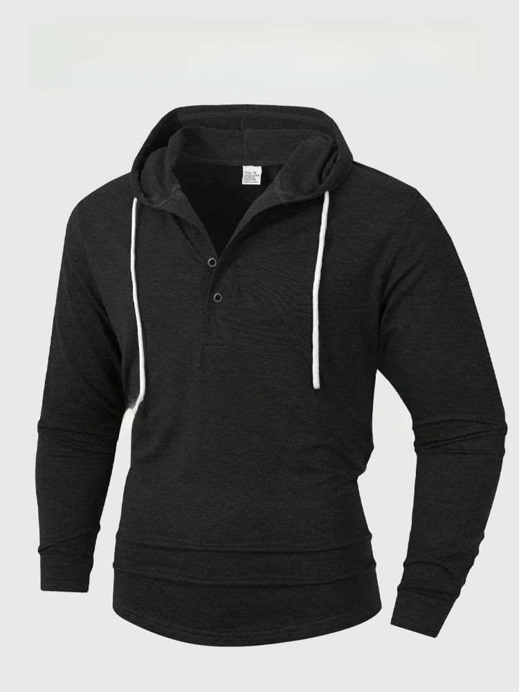 

Geen Fny American Casual Fitn Long Sve Hoodie Men's Autumn Winter Sports Top Quali Material Comfortable Fit T-irt