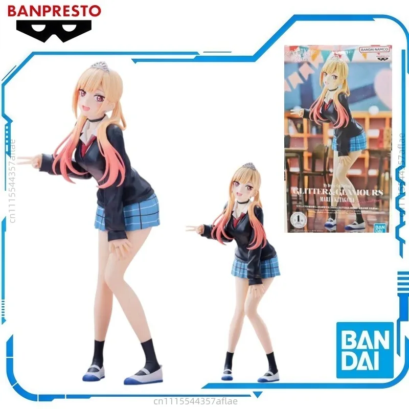 In Stock 100% Original Bandai Banpresto My Dress Up Darling Kitagawa Marin Season 2 GLITTER&GLAMOURS Anime Model Collection Toy