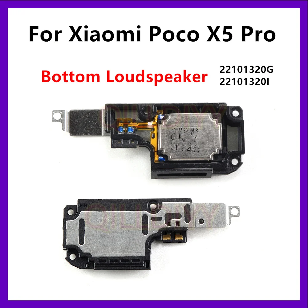 Altavoz para Xiaomi Poco X5 Pro, altavoz inferior, módulo de sonido, piezas de reparación para teléfonos inteligentes X5Pro