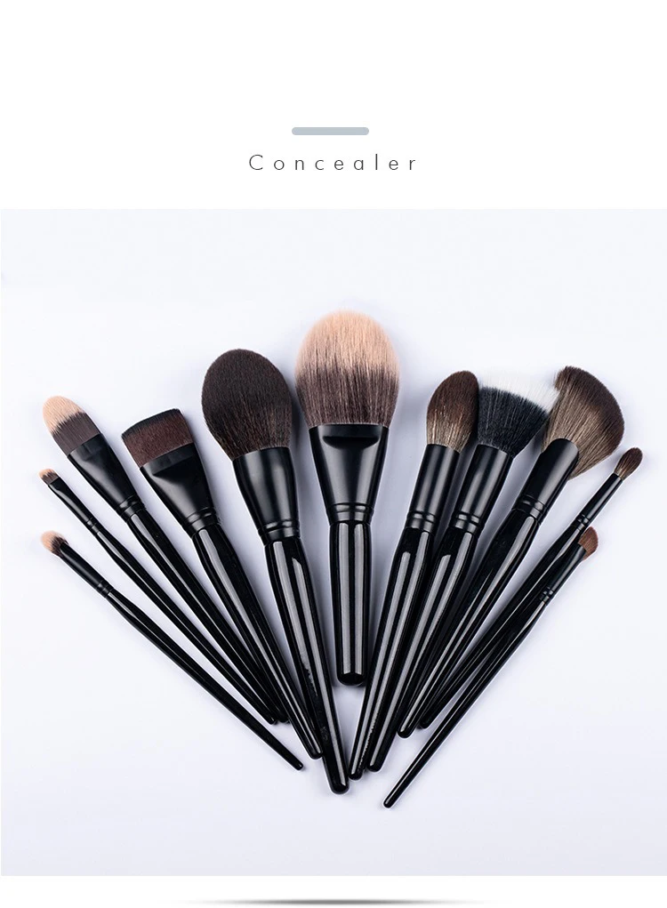 Ensemble de pinceaux de maquillage pour contour en poudre, pinceau de maquillage Scott, fard à joues, surbrillance, fond de teint pli, fard à barrage, sourcils, outils cosmétiques, 1 pièce