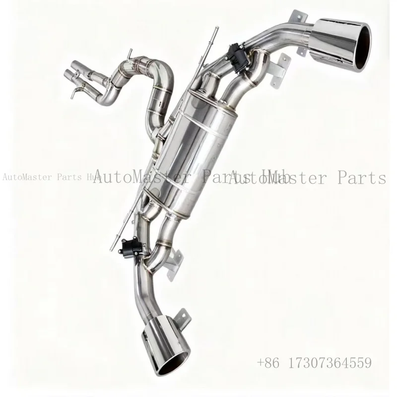 

Выхлопная система OEM Escape Catback из нержавеющей стали для Audi RS3/TTRS 2.5T, толщина 1.5 мм, зеркальная полировка, модифицированный звук, насадки RS