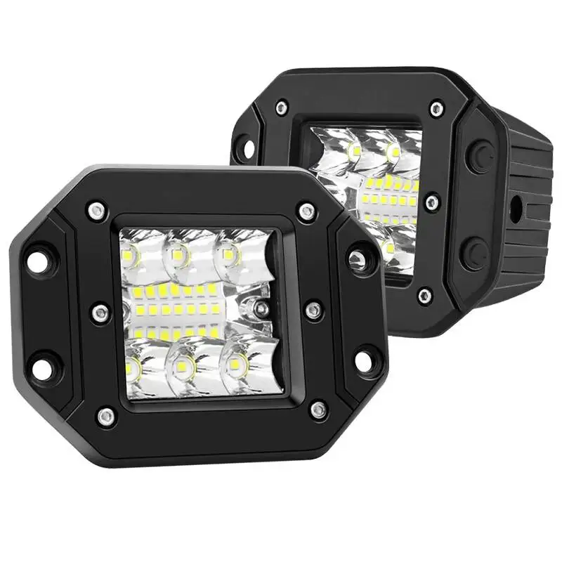 

5" Offroad 4X4 SUV 4Wd ATV UTV Jeep Bumper Auxiliary Fog Lamp Truck Flush Mount LED Pods Driving Work Light For Trailer Auto Van