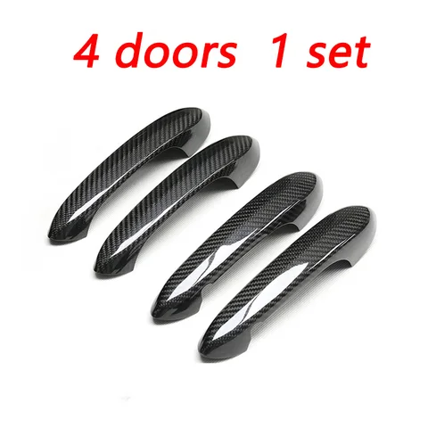 Для BMW G20 G30 G31 G38 G32 G01 G02 G05 G06 X3 X4 X5 X6 X7 ручка дверной ручки из углеродного волокна внешняя отделка крышка