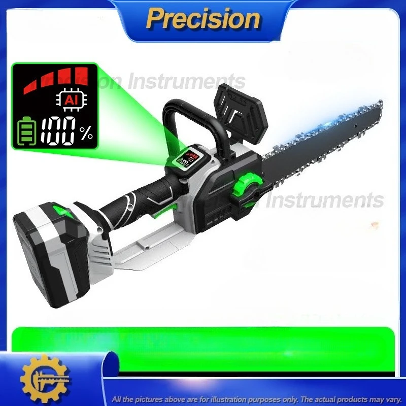 

2026 High Power Cordless Brushless Lithium Electric Chainsaw for Garden Wood Cutting and Branch Trimming Tool