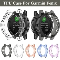 Soft TPU Case for Garmin Fenix 6 6S 6X 5 5S 5X Plus Case Cover Silicone Protective Sleeve for 6 Pro 6S Pro 6X Pro