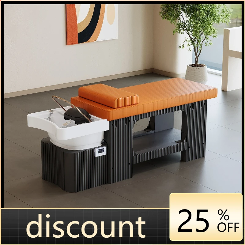 LH barber shop special shampoo bed disassembly and assembly water circulation fumigation water heater