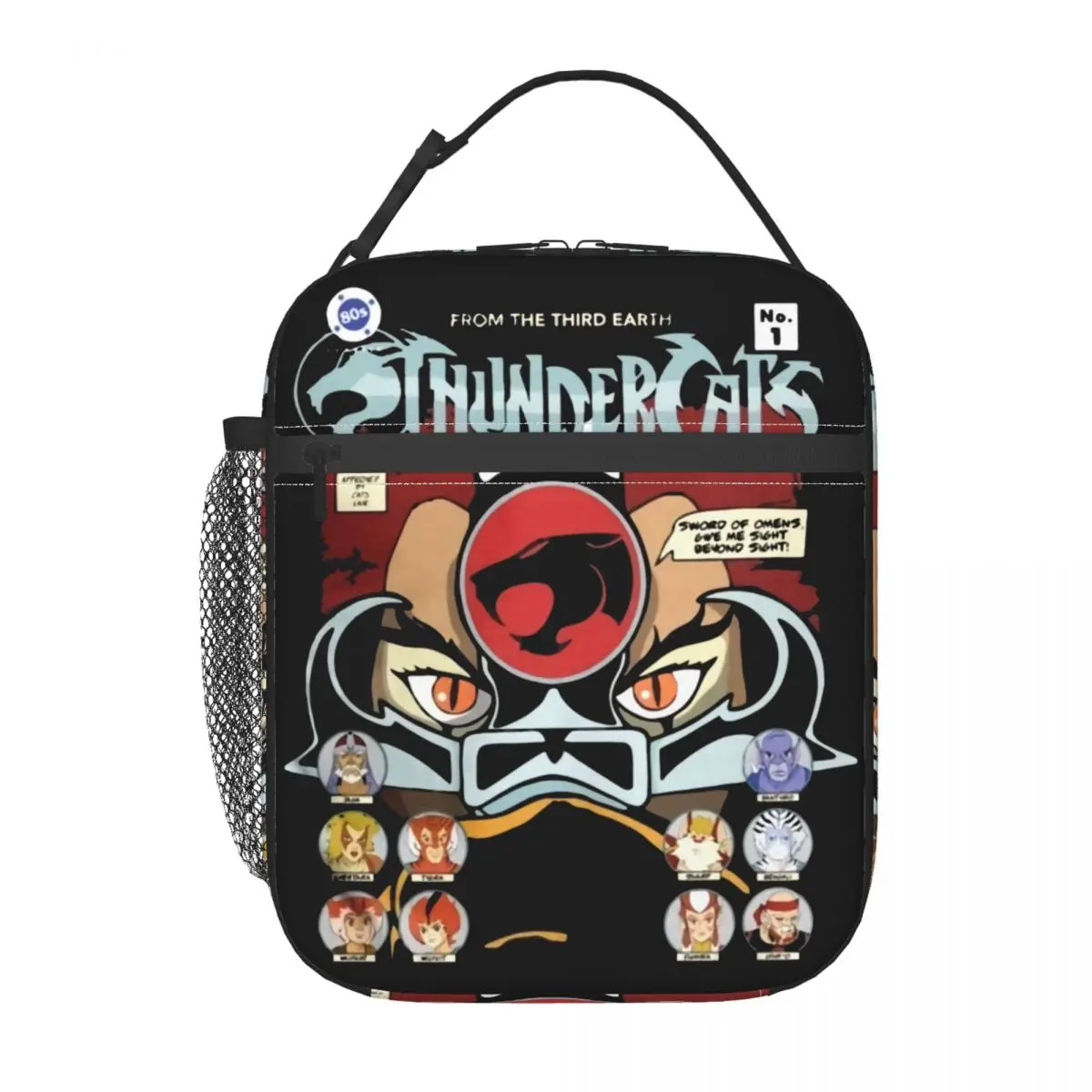 Cartoon Anime Thundercats Insulated Lunch Bag for Women Leakproof HiMan Cheetara Thermal Cooler Lunch Box Office Picnic Travel