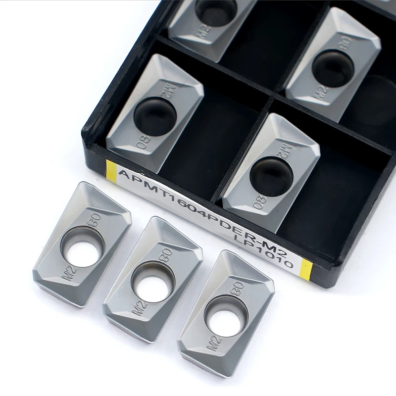 Imagem -06 - Fresagem Cnc Carbide Insert Turning Insert For Metal Lathe Ferramenta de Usinagem Apmt1604 m2 Lp1010 Apmt1604pder 10 Pcs