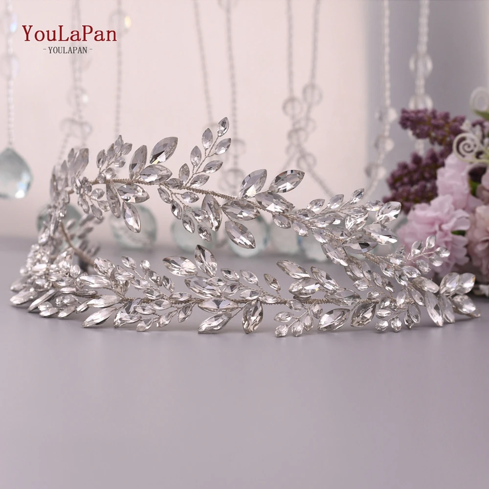 TOPQUEEN SH304 Bridal Decoration Belt with Rhinestones Crystal Wedding Dress Belt Party Sparkly Belts for Women Female Jeweled